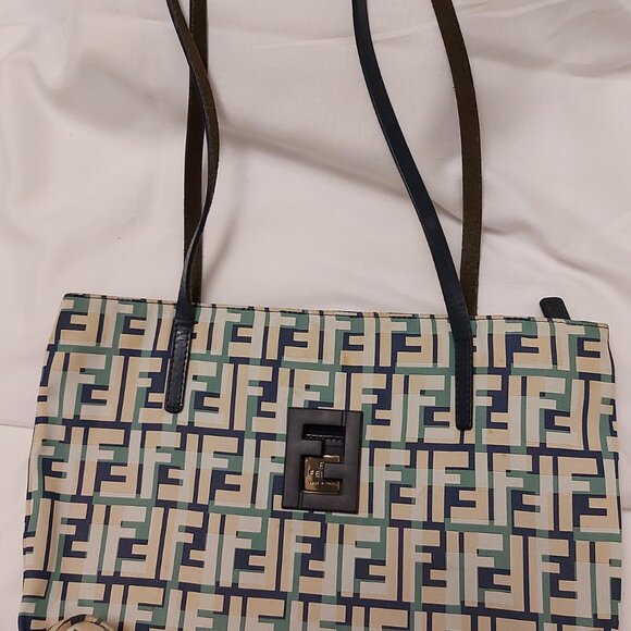 Fendi multicolor Zucca Canvass Shoulder Bag - Picture 3 of 9